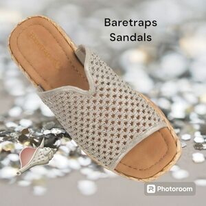 Nwt Baretraps Grey Tasmine Wedge Sandal Size 10